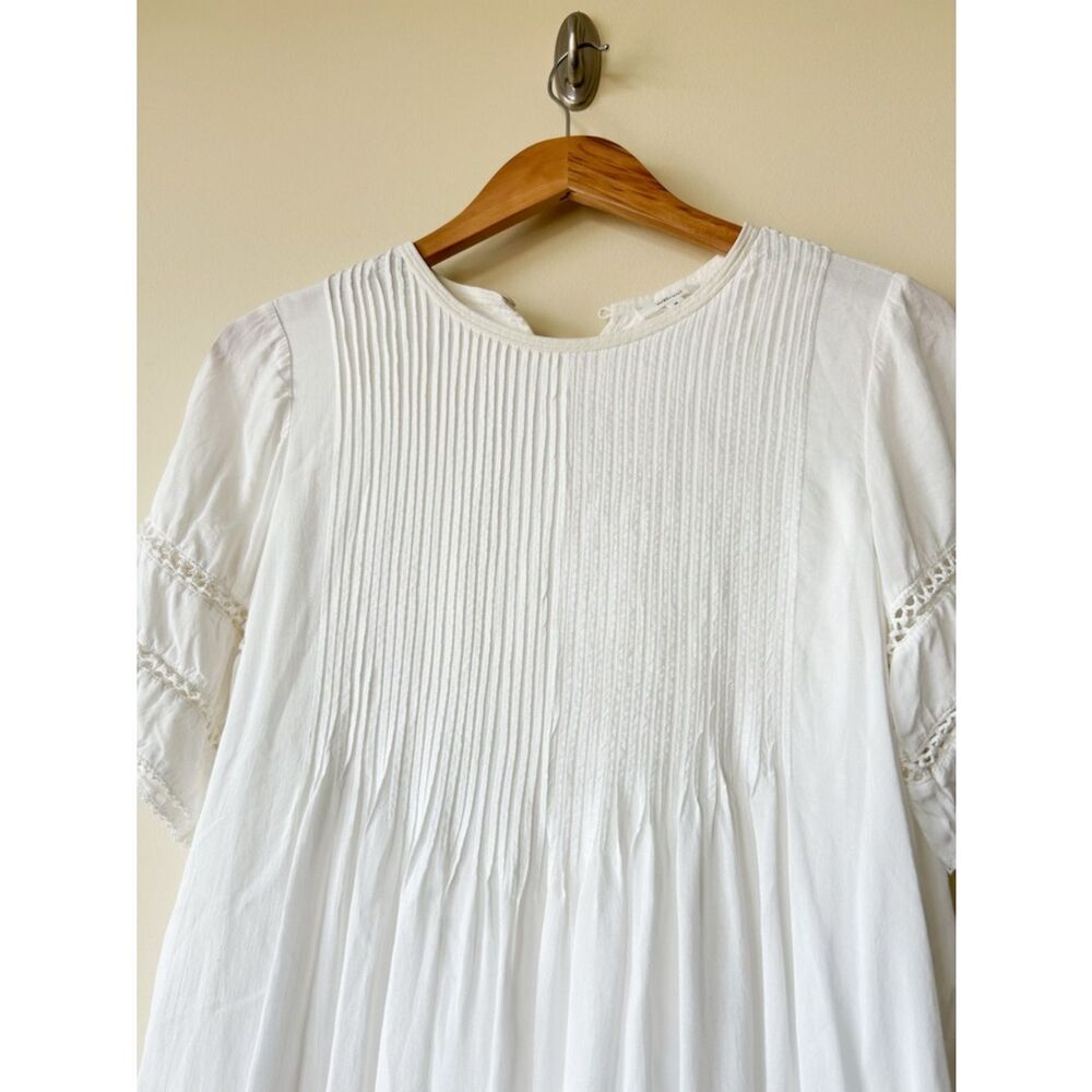 Aritiza Wilfred Lace-Trim Short Sleeve Tunic Dress - Picture 5 of 6